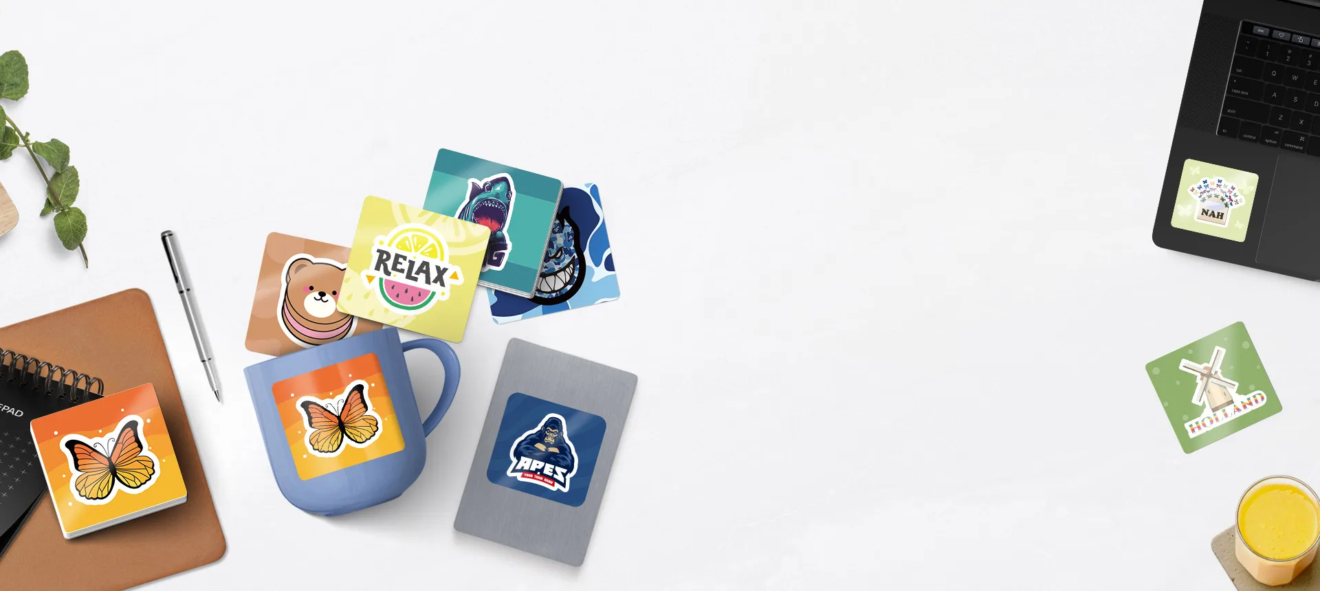  Personaliza tus propias pegatinas de esquinas redondeadas