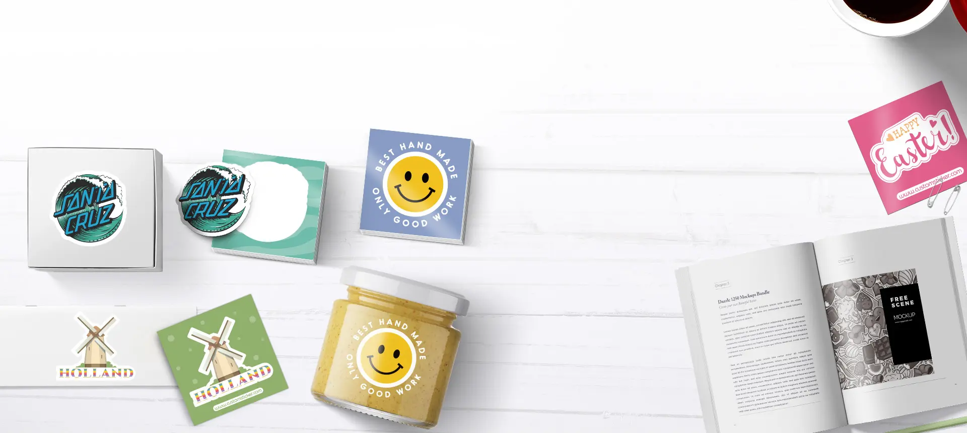 Personalized your kiss cut stickers