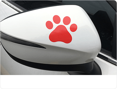 personalized transfer stickers as car decoration