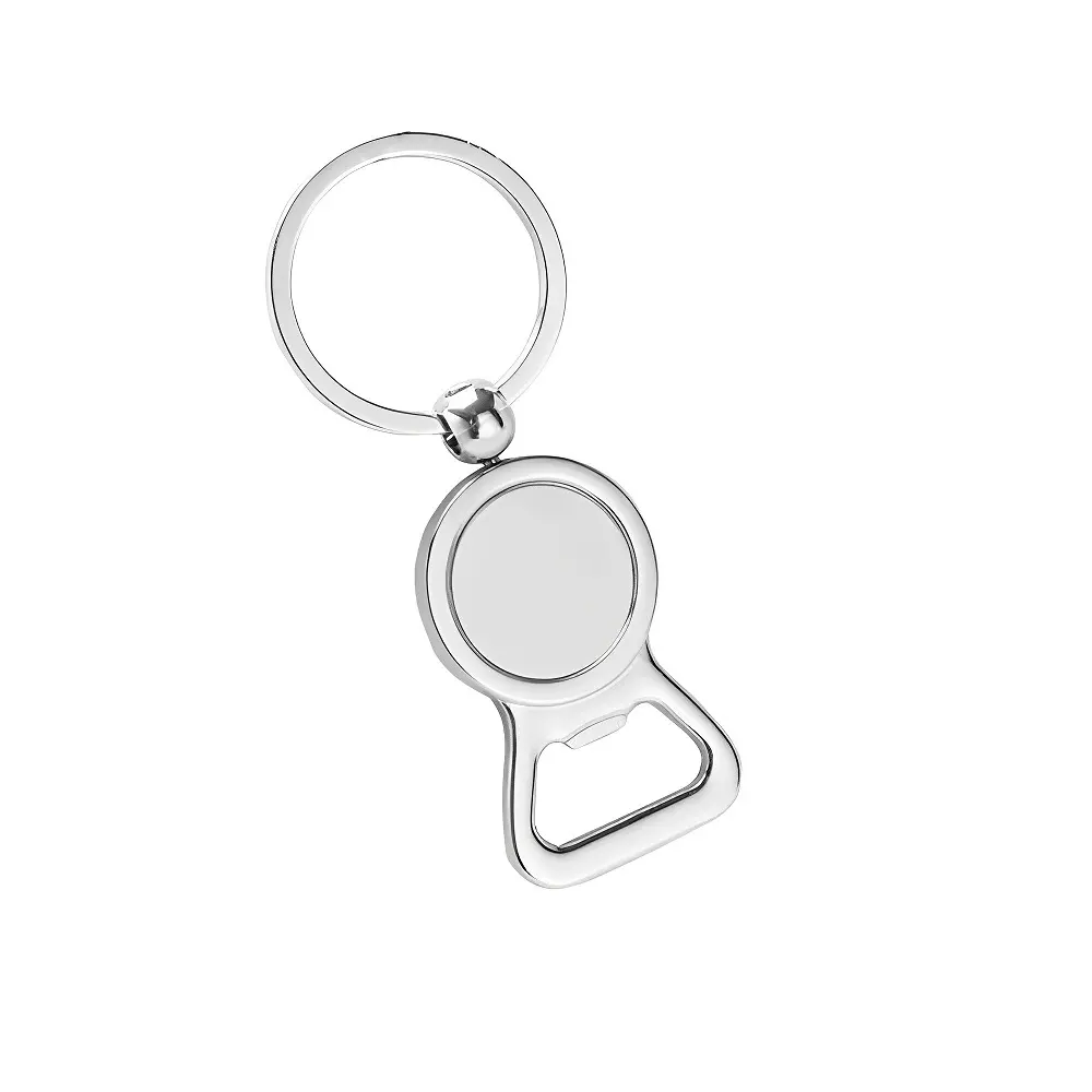 Custom Chrome Bottle Opener Keychains Silver Custom Chrome Bottle Opener Keychains Silver