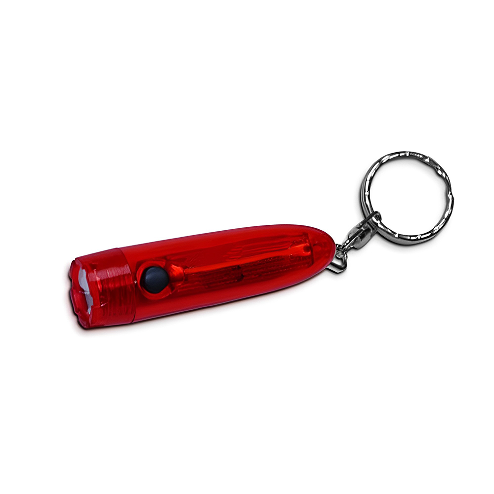 Red Mini Flashlight Keychains