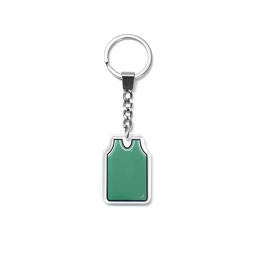 Custom Jersey Keychain Green