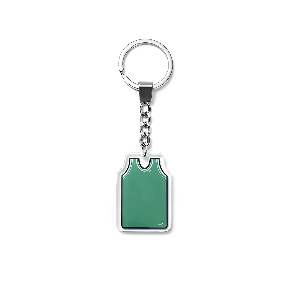Custom Jersey Keychain Green