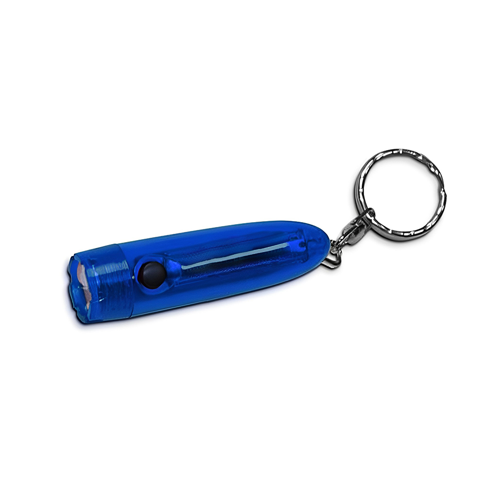Blue Mini Flashlight Keychains