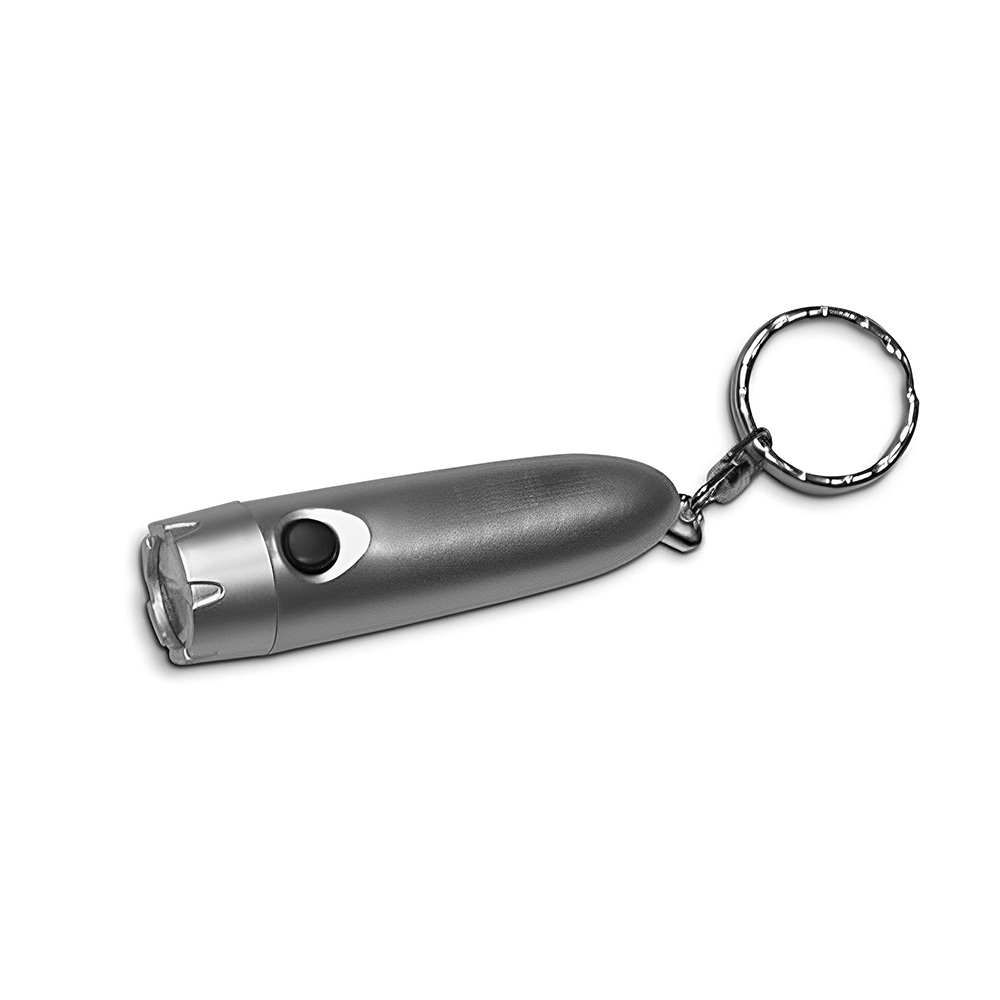 Silver Mini Flashlight Keychains