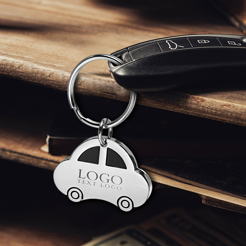 Car Shape Metal Key Chains With Logo
