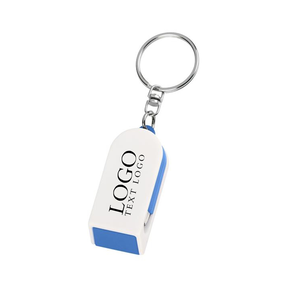Advertising 2 in 1 Phone Holder and Swivel Screen Cleaner Blue With Logo