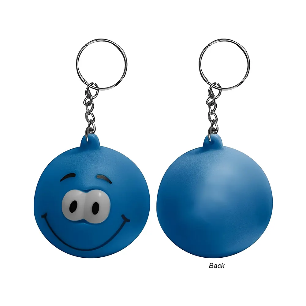 Personalized Eye Poppers Stress Reliever Keychain Blue Personalized Eye Poppers Stress Reliever Keychain Blue