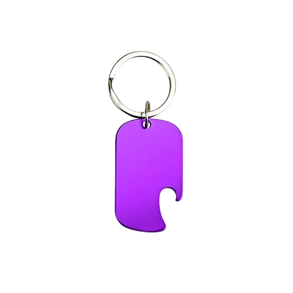 Promotional Dog Tag With Bottle Opener Purple Promotional Dog Tag With Bottle Opener Purple