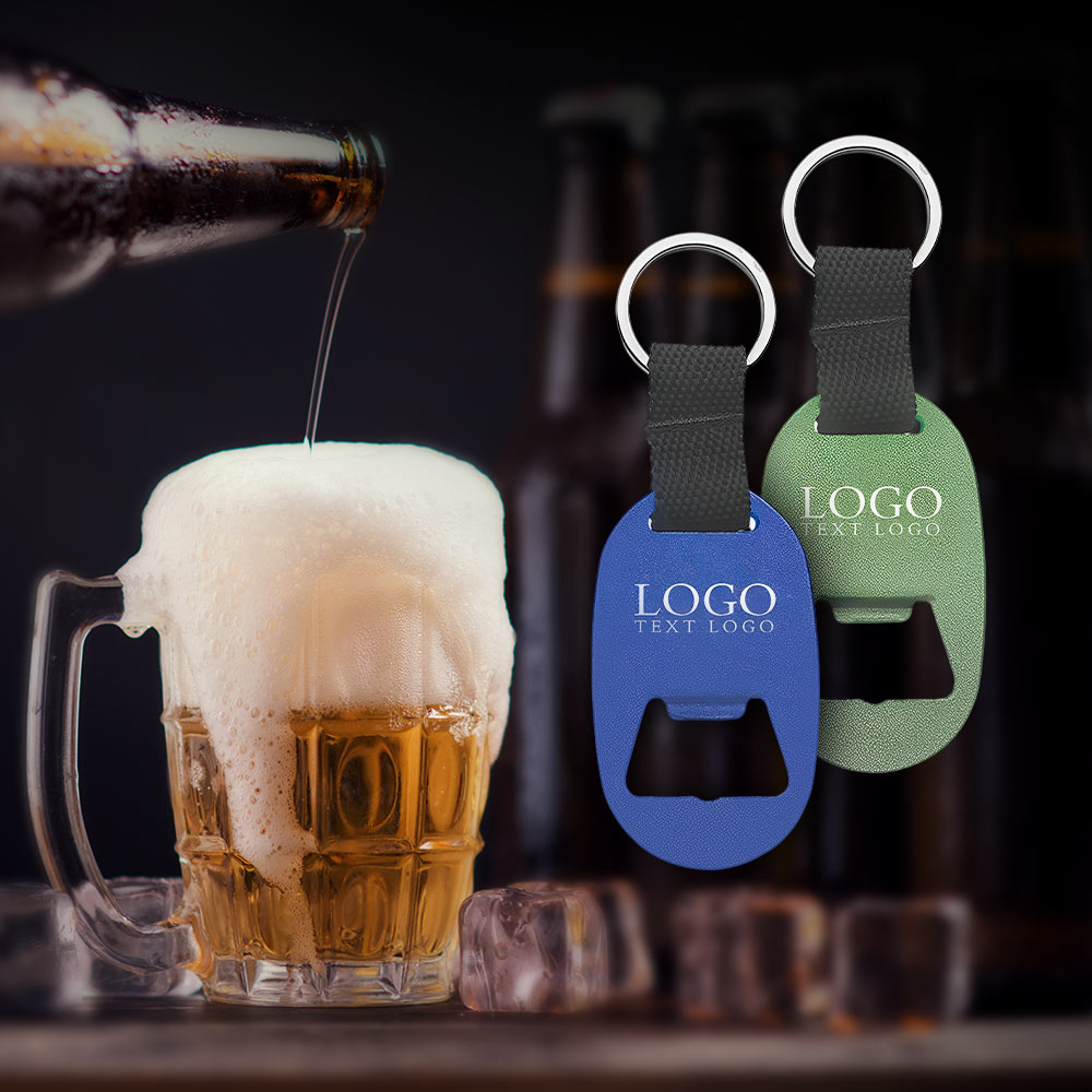 Metal Key Tag With Bottle Openers With Logo Display