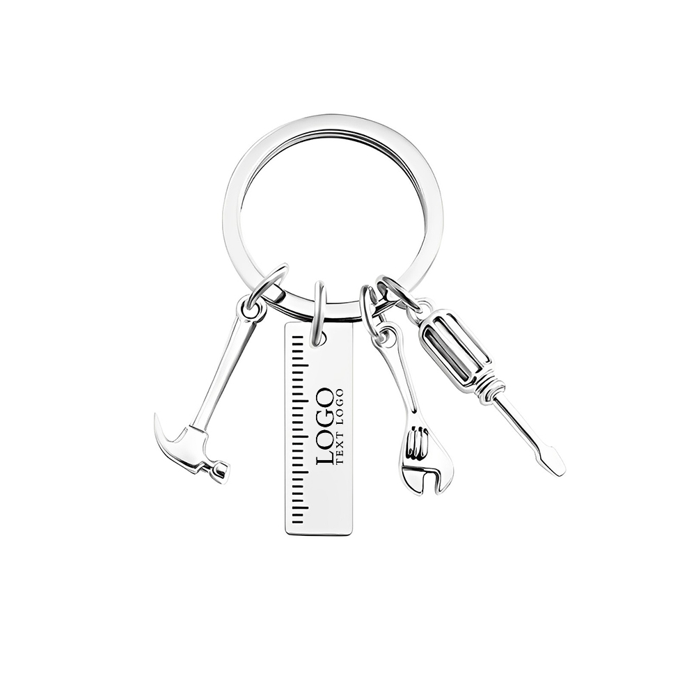 Stainless Steel Keychain Logo