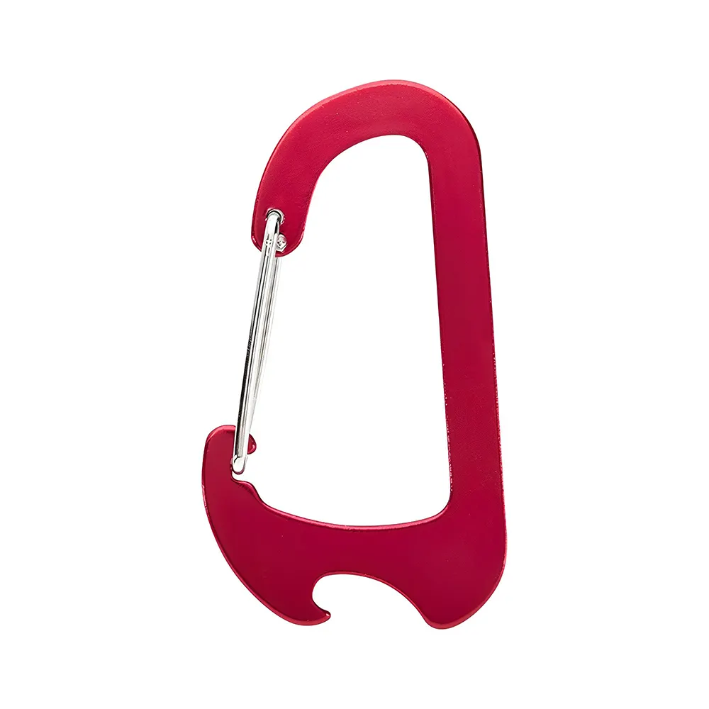 Engraved Everest Carabiner Bottle Opener Red Engraved Everest Carabiner Bottle Opener Red