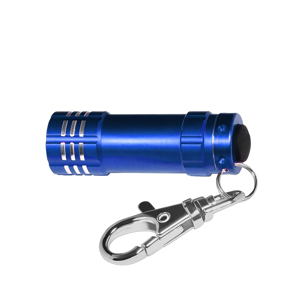 Customized Micro 3 LED TorchKey Holder Blue