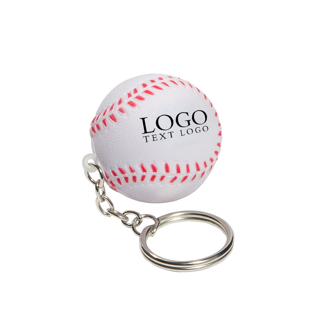 Baseball Stress Reliever Keychains Logo