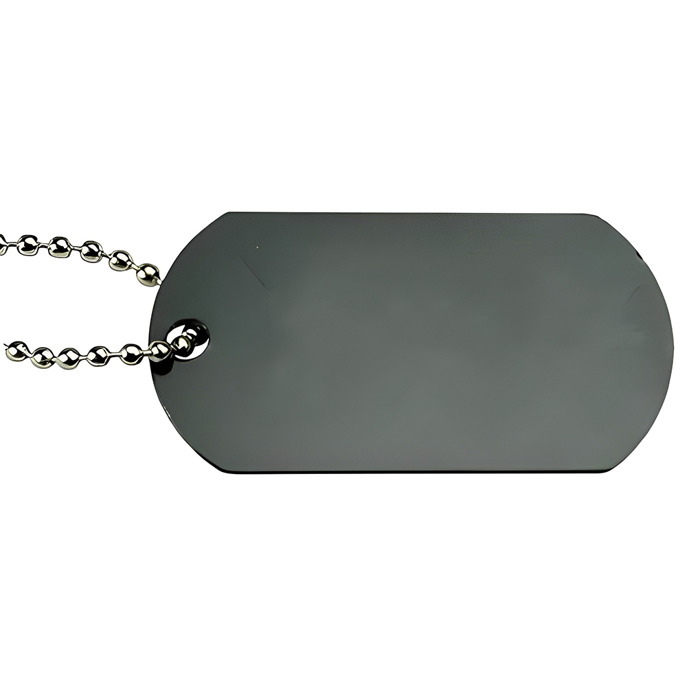 Dog Tag with Key Ring