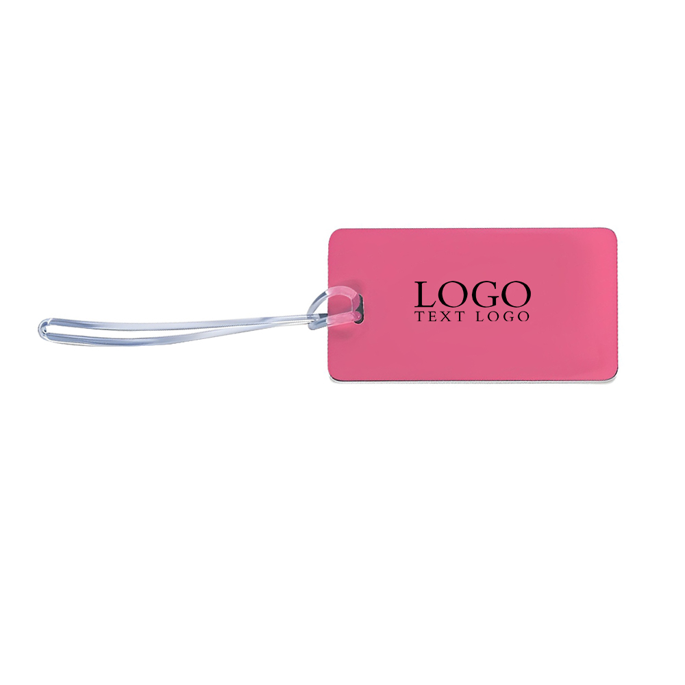 Hi-Flyer Luggage Tag Pink With Logo