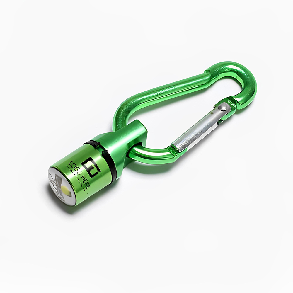 Green Flashing Light Pet Collar Tag With Logo