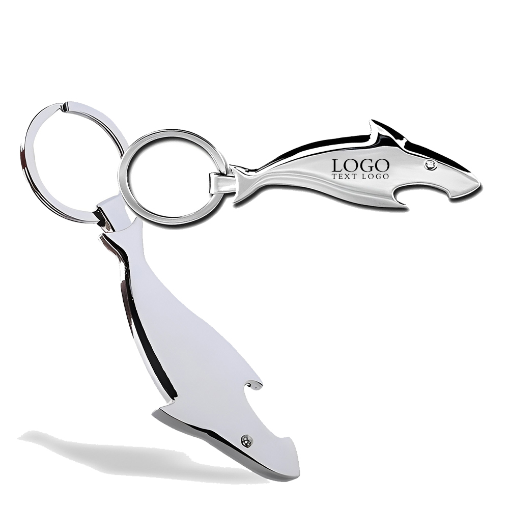Shark Shaped Bottle Opener Keychain Marketing
