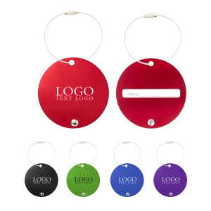 Advertising Jet Settler Aluminum Luggage Tag