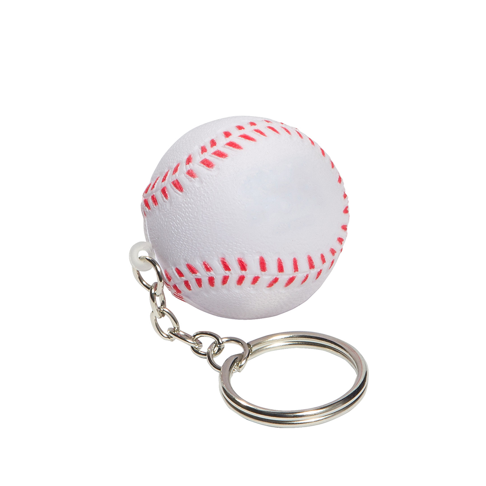 Baseball Stress Reliever Keychains Front