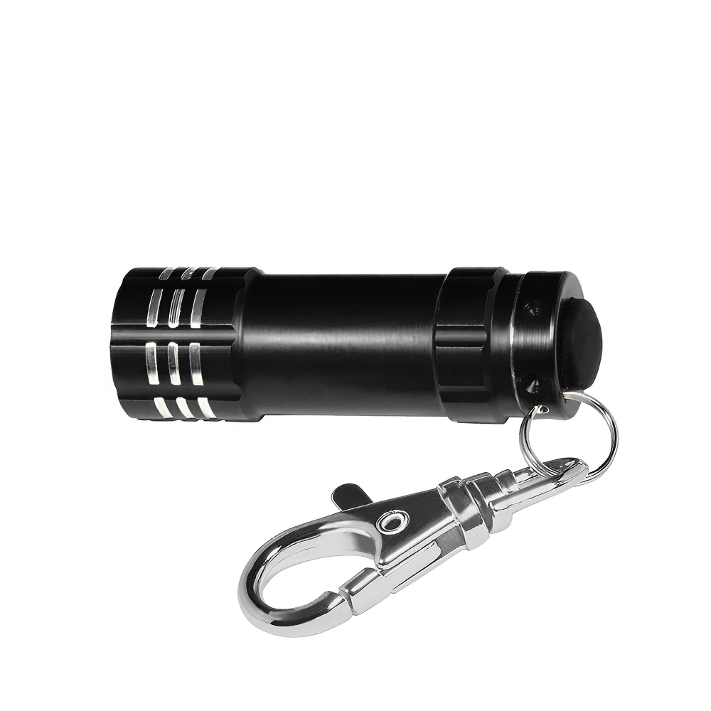 Customized Micro 3 LED TorchKey Holder Black