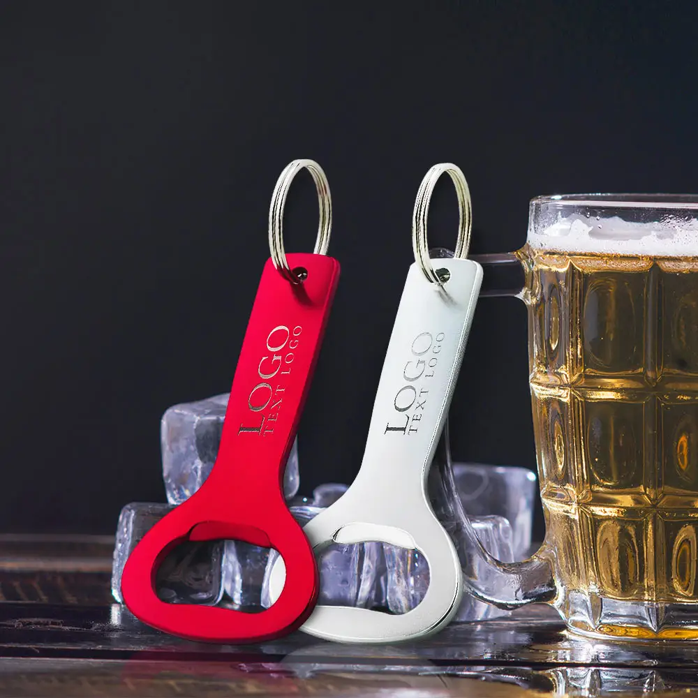 Advertising Aluminum Bottle Opener KeyRings