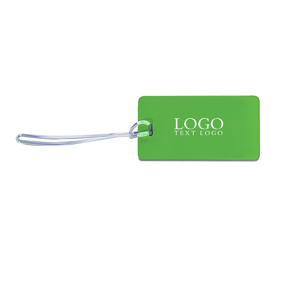 Hi-Flyer Luggage Tag Green Lime With Logo