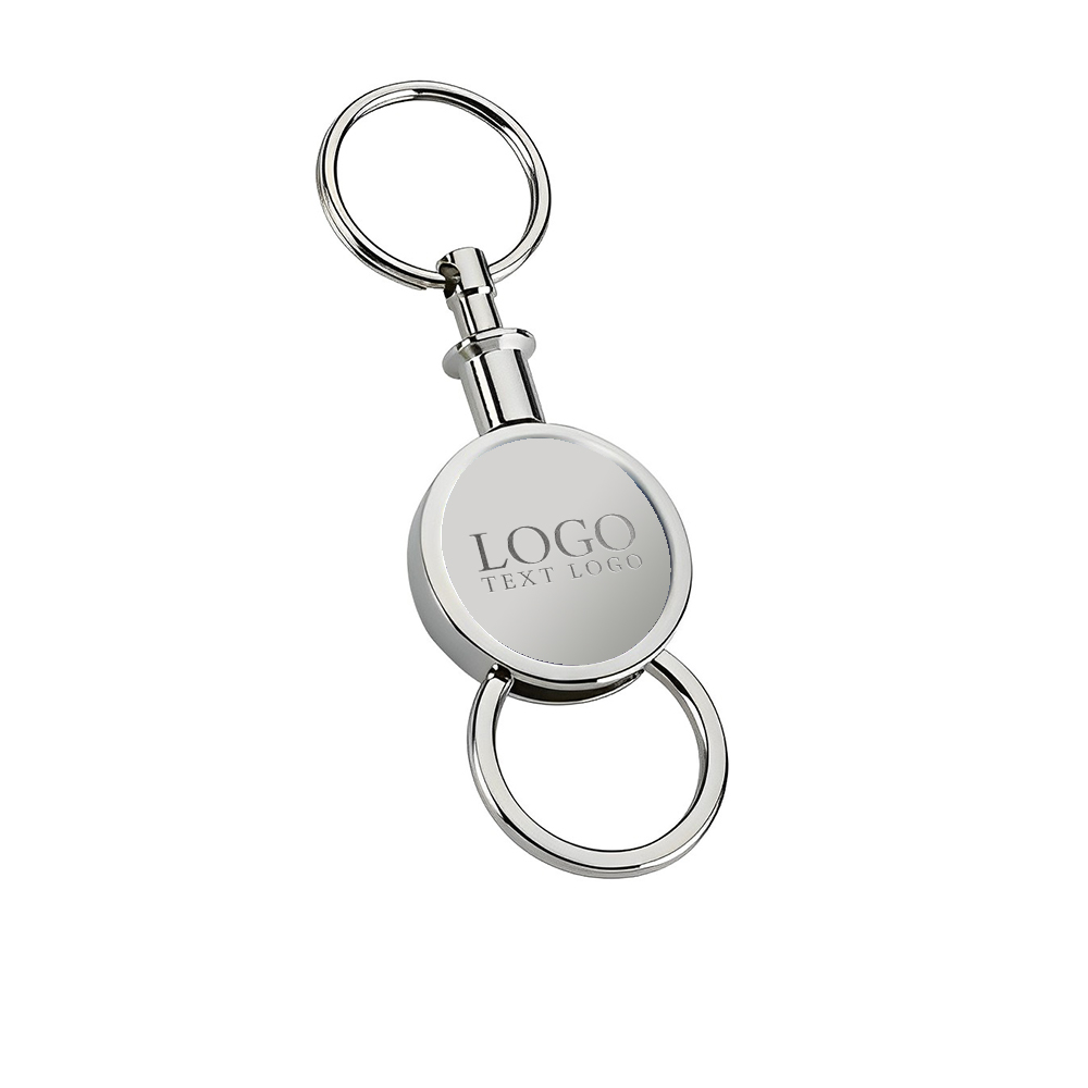 Barriga Separating Keyring Silver With Logos