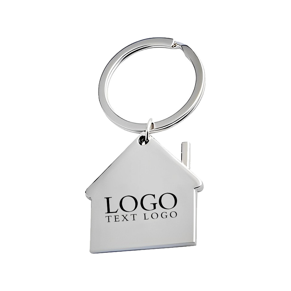 House Shape Metal Key Tag Innovative