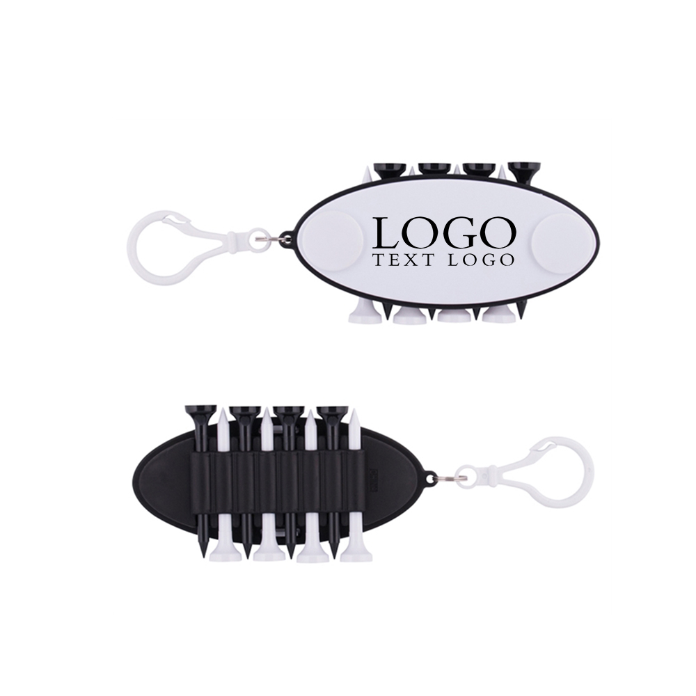 Golf Tool Set Key Tag Black With Logo