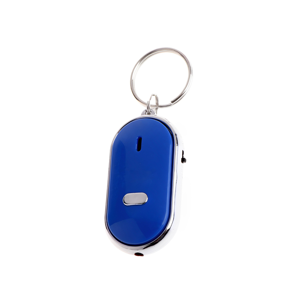 Blue Anti-lost Whistle Key Ring Finder Tracker