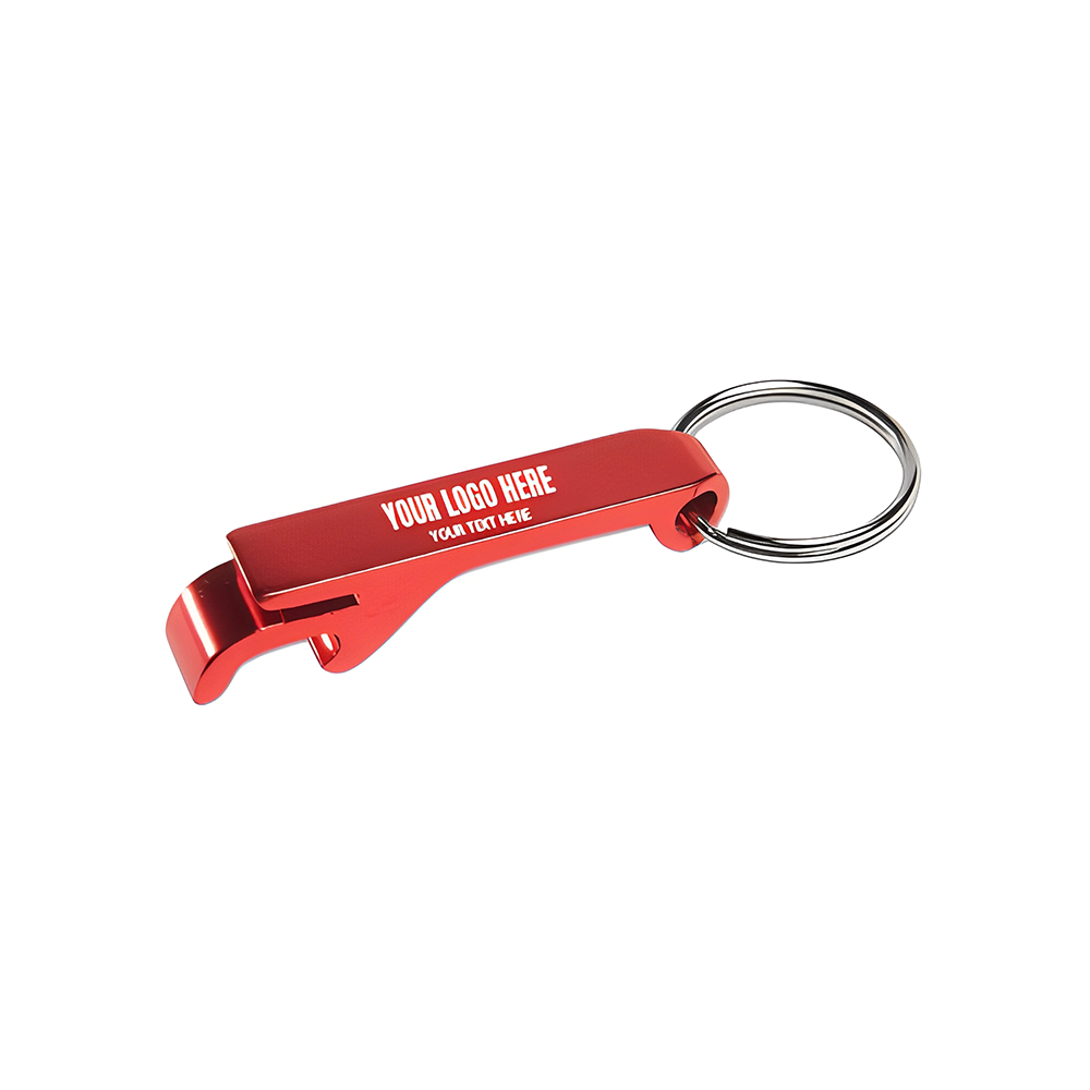 Red Aluminum Beverage Wrench With Logo