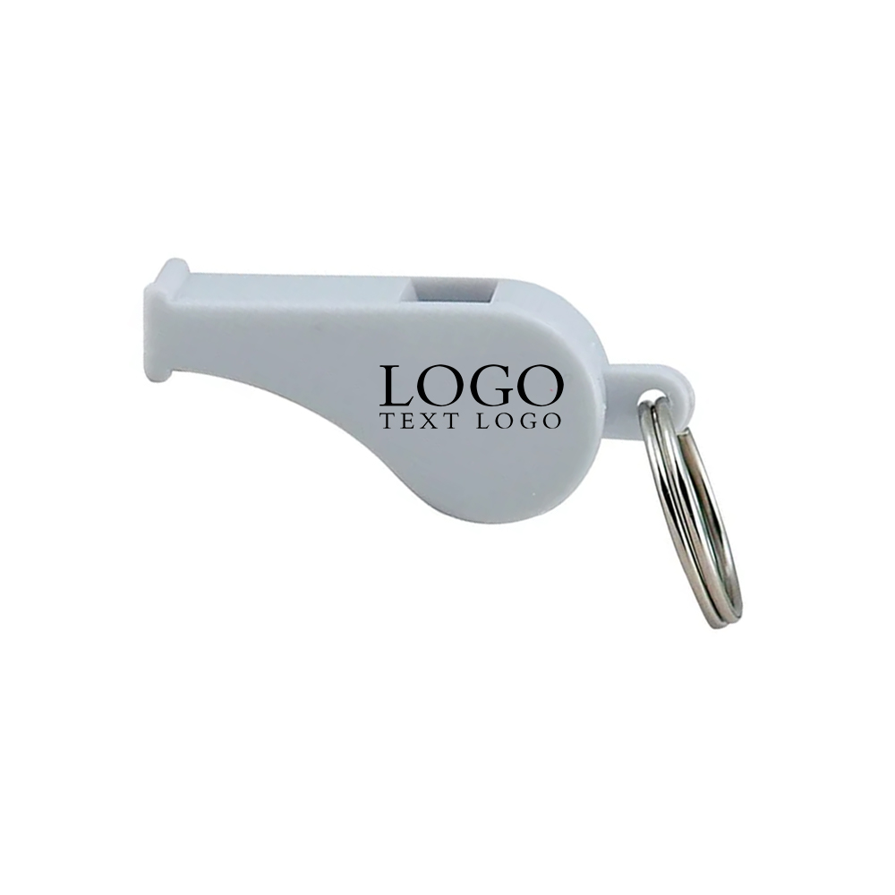 White Whistle Keytag With Logo