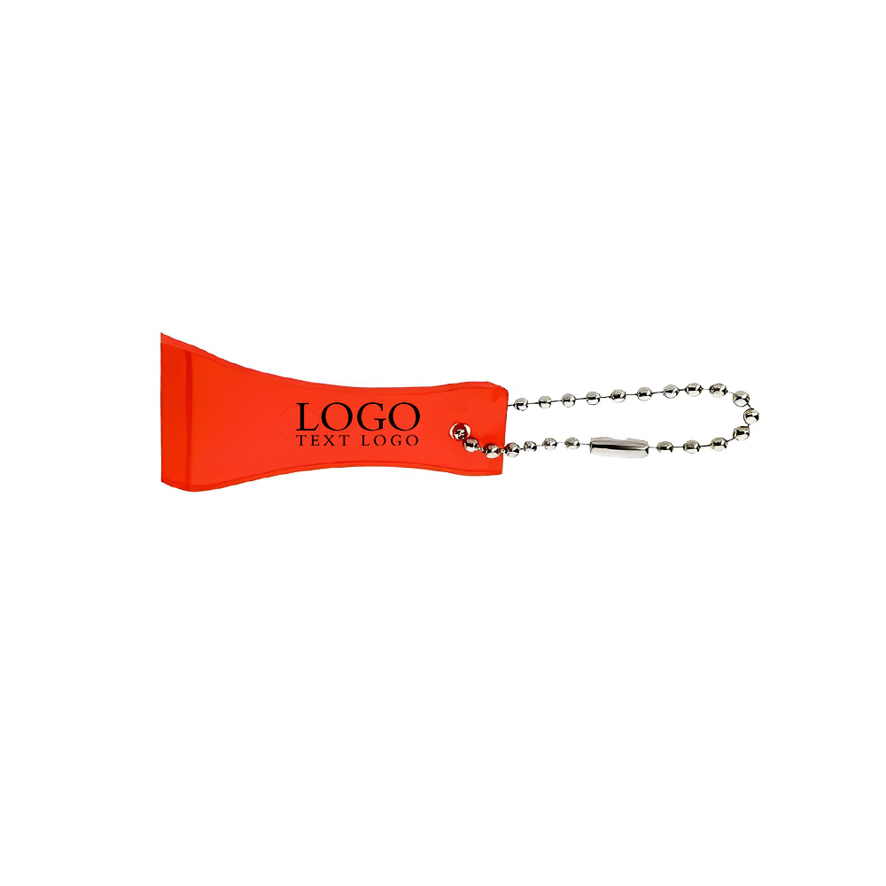 Red Lottery Scratcher With Bead Chain With Logo