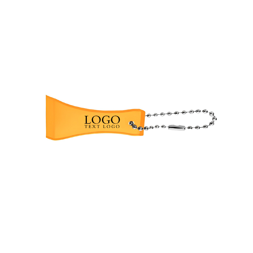 Yellow Lottery Scratcher With Bead Chain With Logo