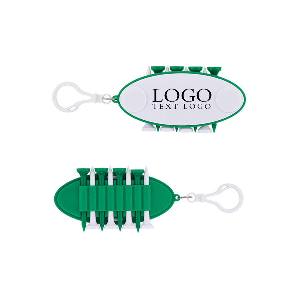 Golf Tool Set Key Tag Green With Logo