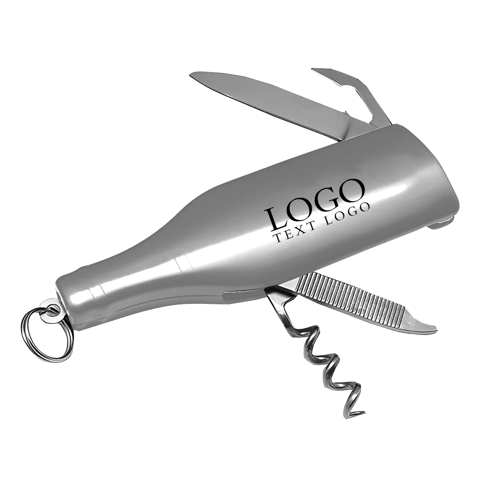 Multifunction Knife Tool Silver With Logo