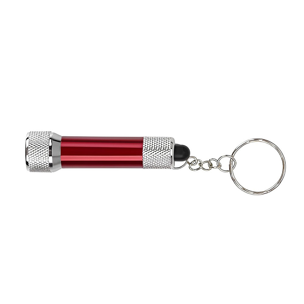 Custom 5 Led Aluminum Flashlight Keychain Red