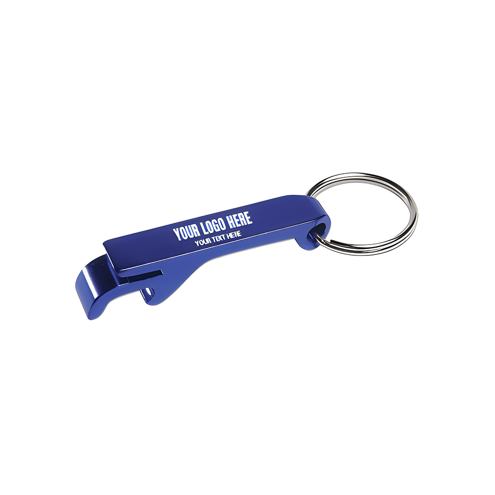 Blue Aluminum Beverage Wrench With Logo