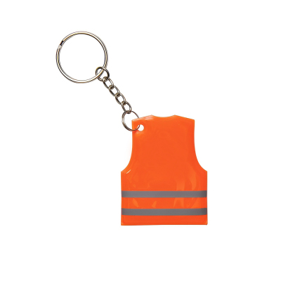 Promotional Reflective Safety Vest Keytag