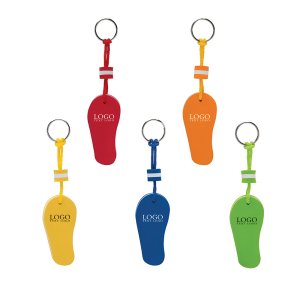 Promotional EVA Foam Floating Flip Flop Keychain