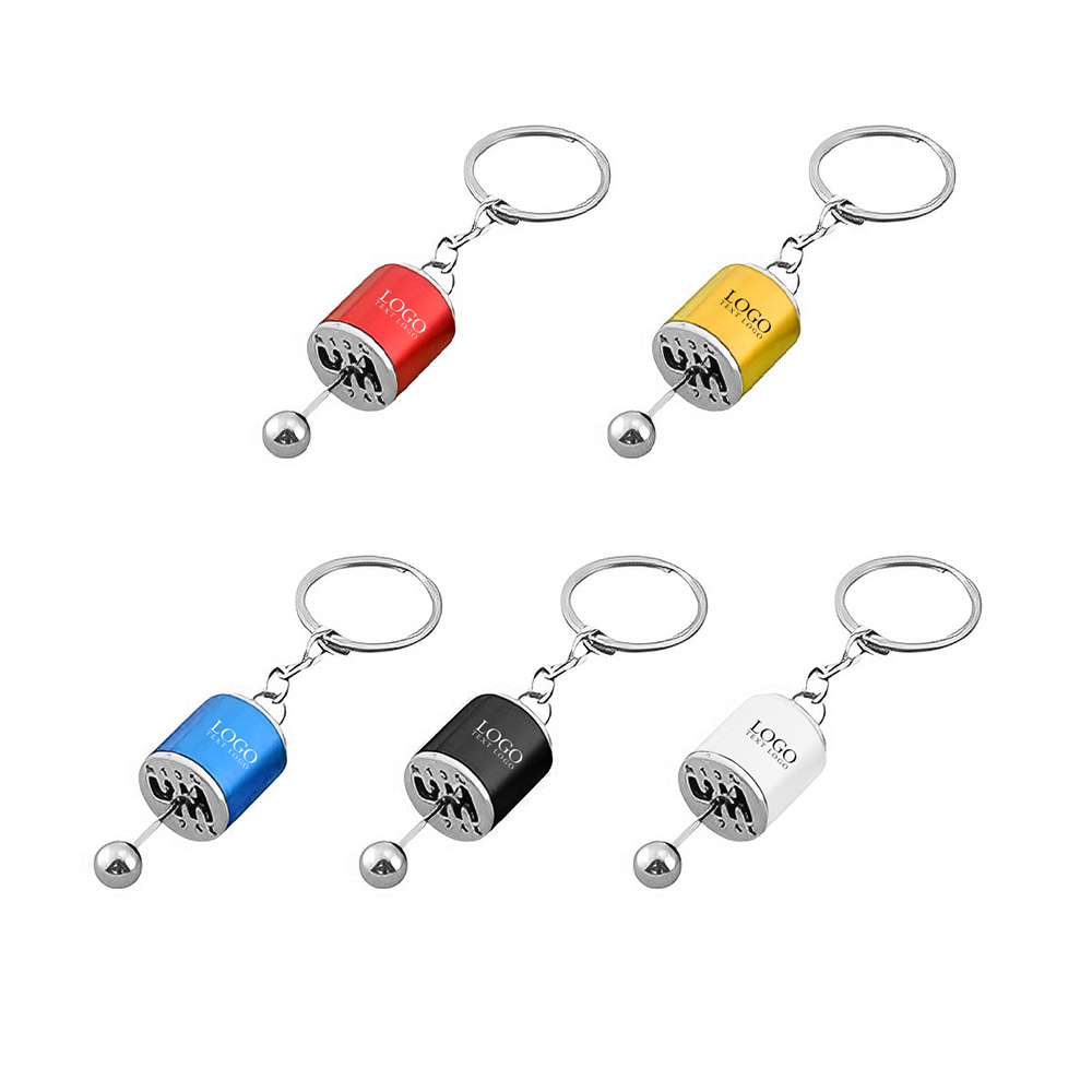 Auto Part Model Gear Box Keychain Group With Logo