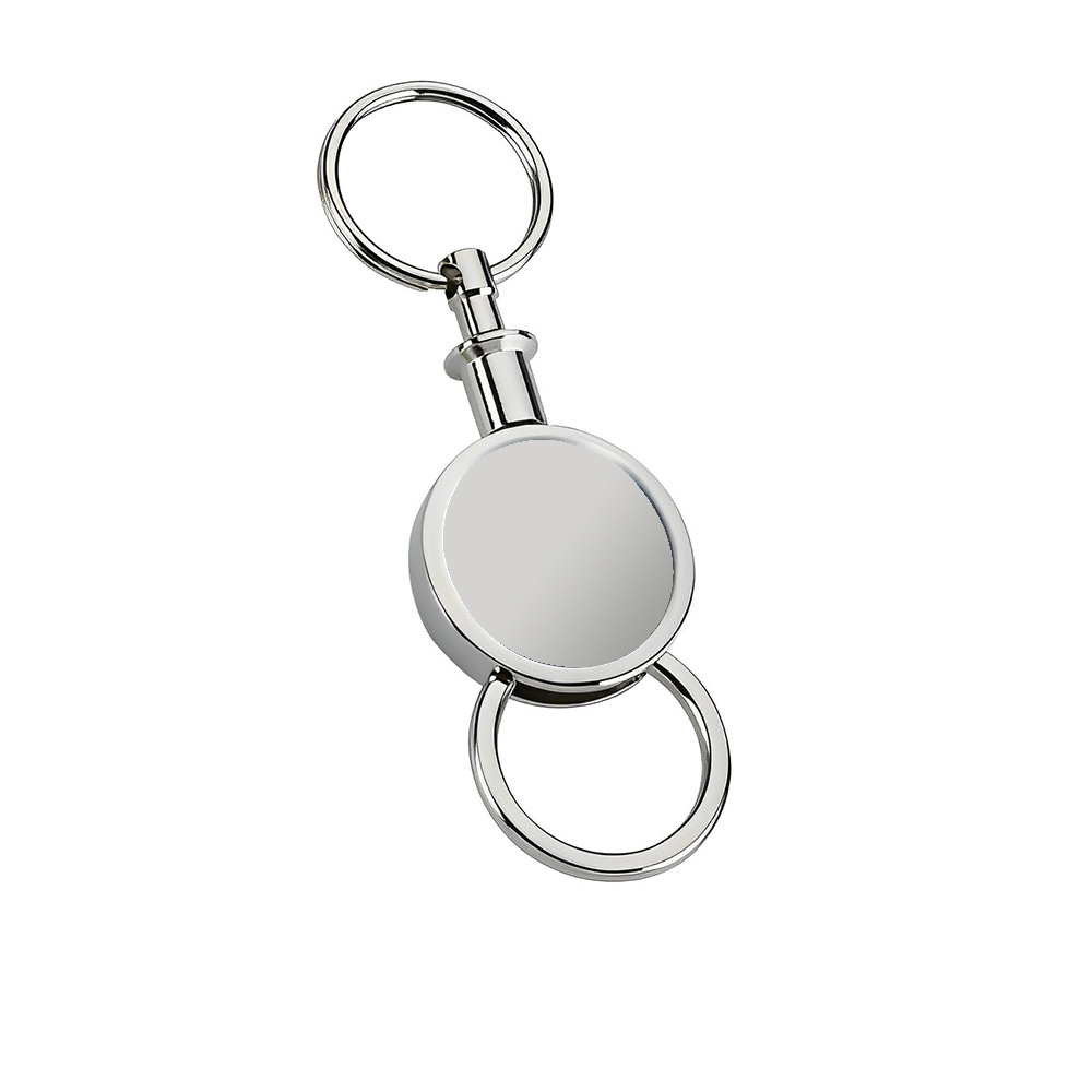 Custom Barriga Separating Keyring Silver