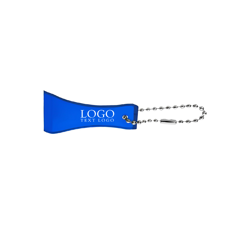 Blue Lottery Scratcher With Bead Chain With Logo
