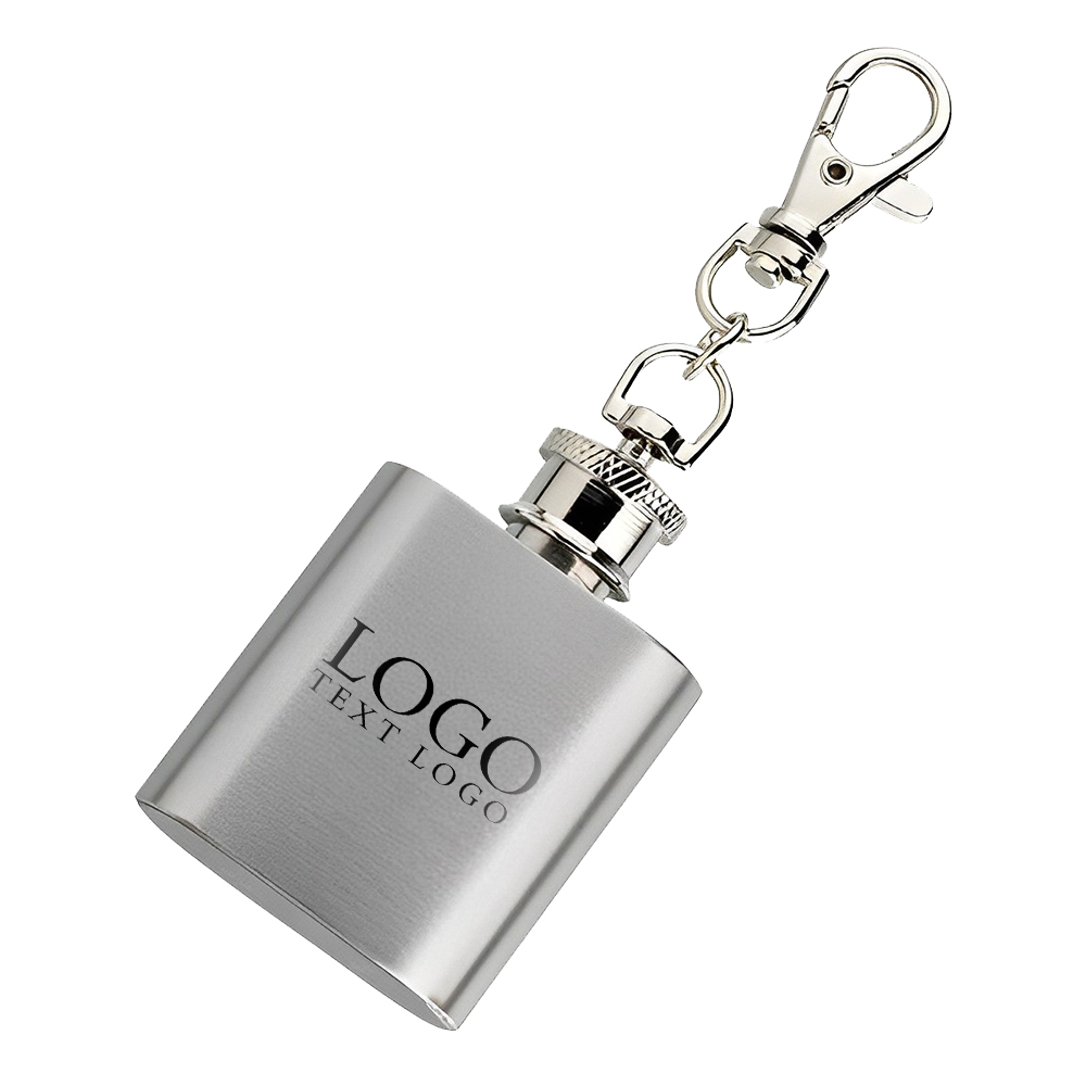 Keychain Hip Flasks Side Logo