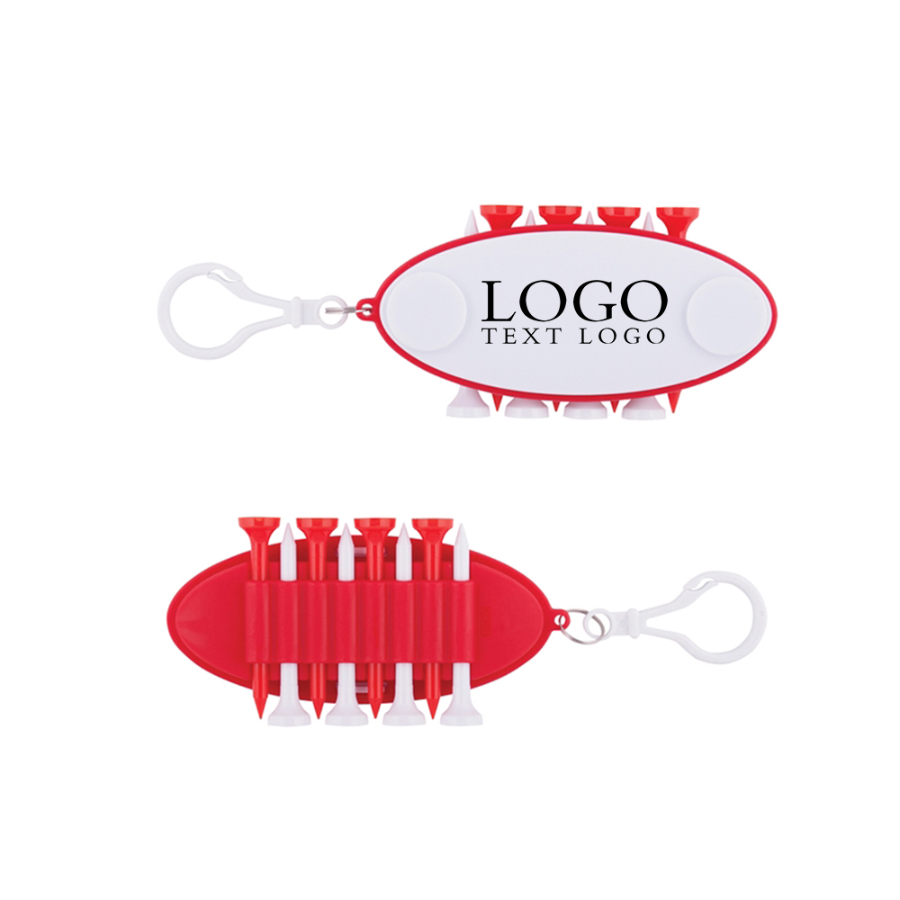 Golf Tool Set Key Tag Red With Logo