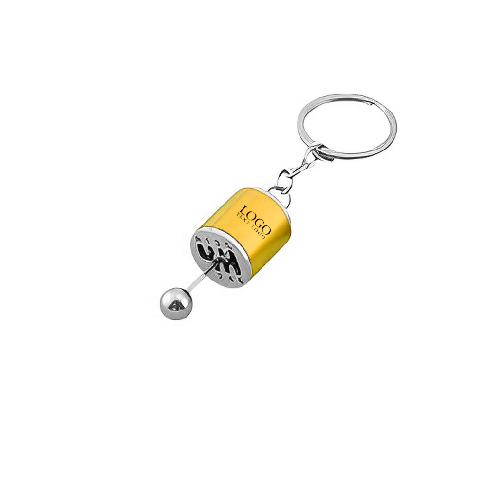 Auto Part Model Gear Box Keychain Yellow With Logo