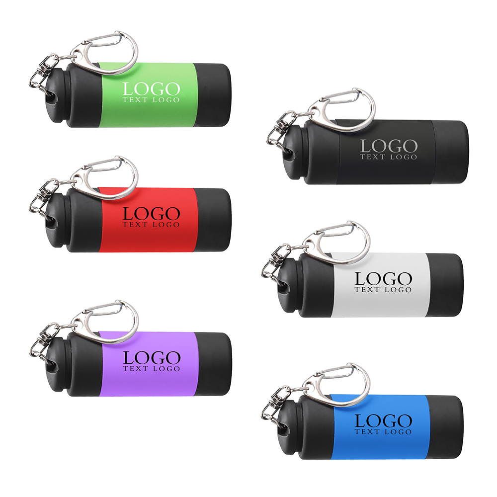 Mini Keychain With Flashlight With Logo-Group