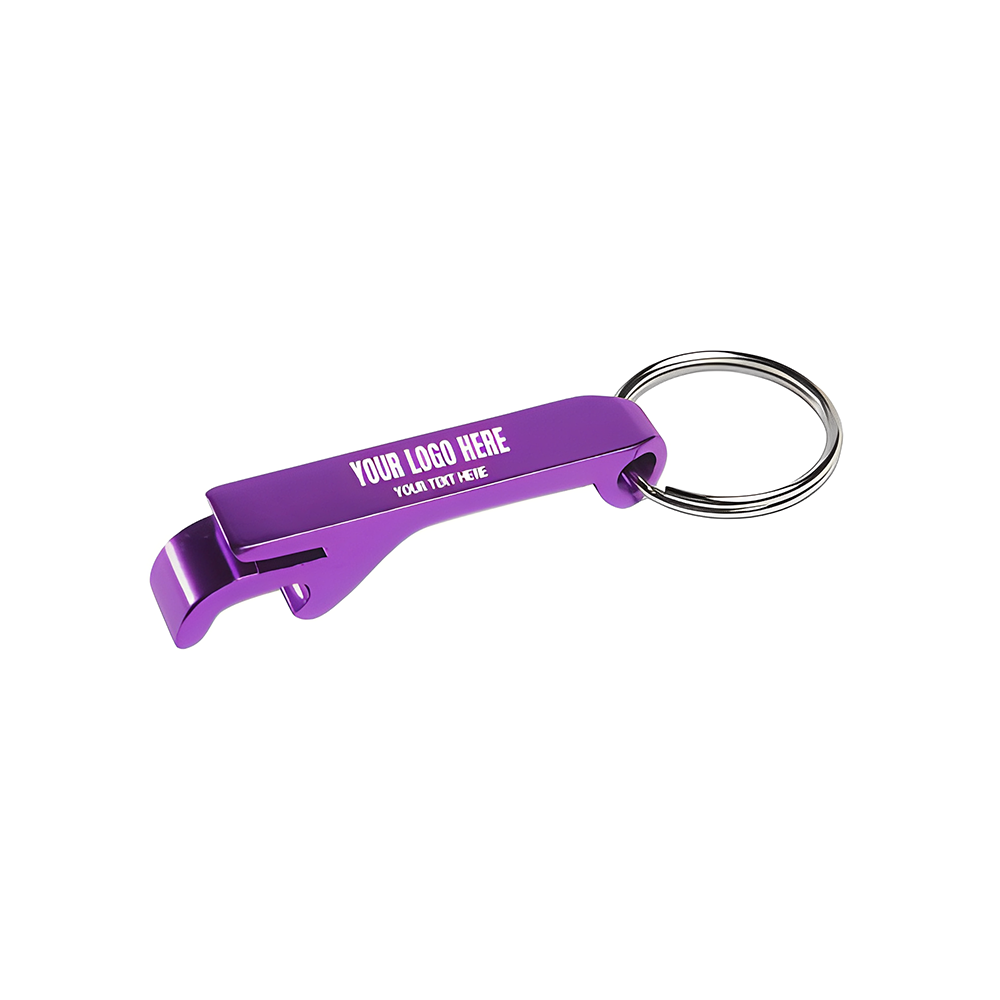 Purple Aluminum Beverage Wrench With Logo