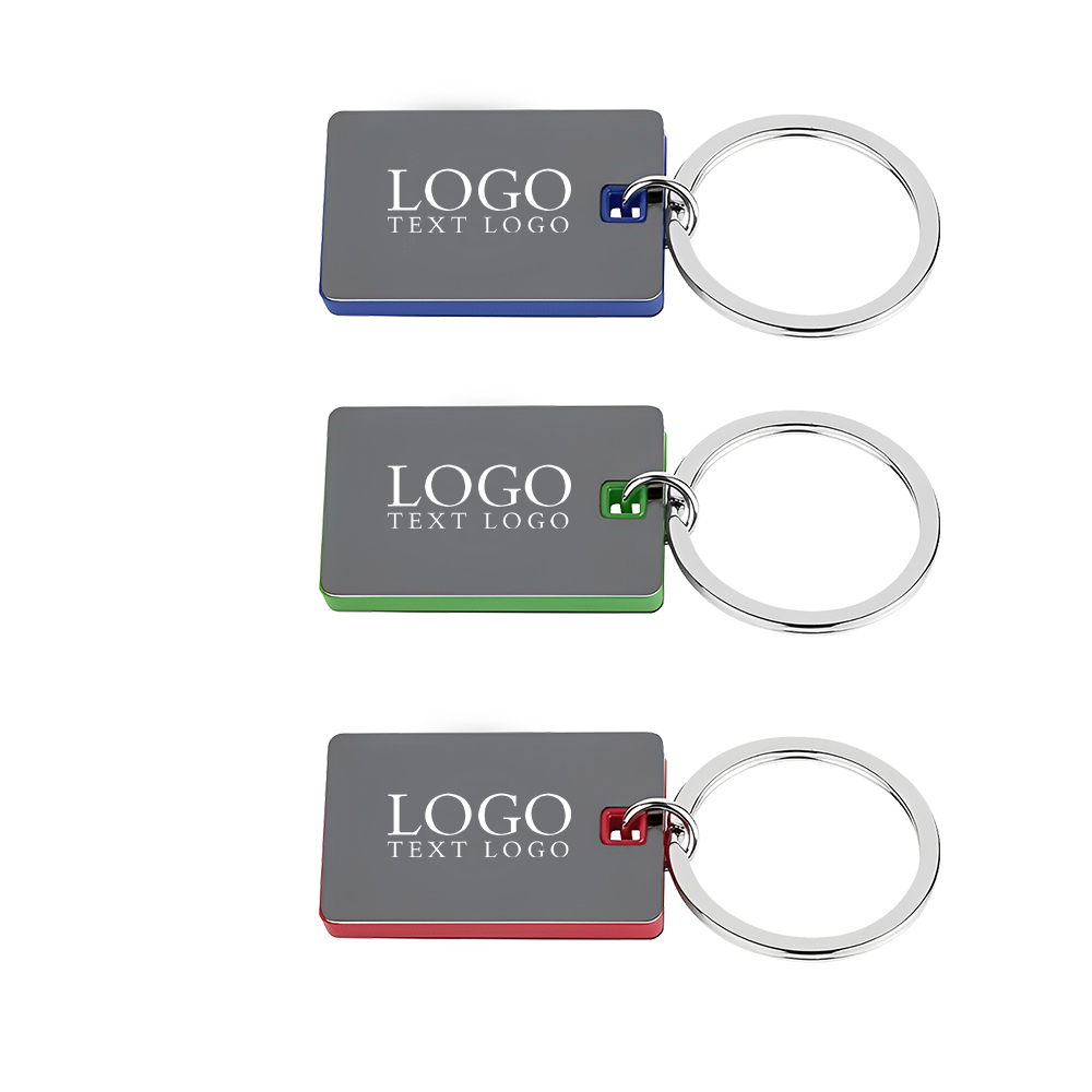 Color Block Mirrored Key Tag Group